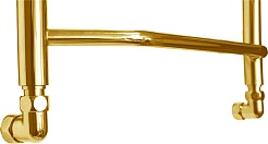 Domoterm Полотенцесушитель Лаура П7 500x700 золото – фотография-3