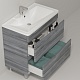 Водолей Мебель для ванной Adel 100 лиственница структурная контрастно-серая – фотография-9