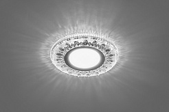 Feron Светильник встраиваемый CD903 с LED-подсветкой белый – фотография-2