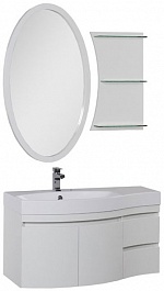 Aquanet Мебель для ванной Опера 115 L белая (169414) – фотография-1