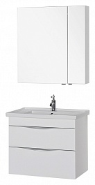 Aquanet Мебель для ванной "Эвора 80" белая – фотография-1