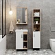 Onika Мебель для ванной Тимбер 50 L белая матовая/дуб сонома – фотография-17
