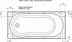 Aquanet Акриловая ванна Light 150x70 – фотография-10