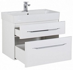 Aquanet Мебель для ванной Виченца 80 белый – фотография-6