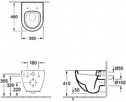 Villeroy & Boch Унитаз подвесной Subway 2.0 6604 10 R1 – фотография-3