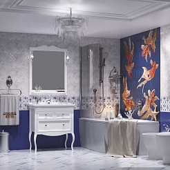 Opadiris Мебель для ванной Валери 85 белая матовая – фотография-2