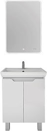 Dreja Мебель для ванной Q Plus (D) 55 белая – фотография-1