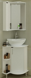 СанТа Мебель для ванной Аврора 70 угловая – фотография-1
