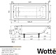Wotte Ванна чугунная Line 160х70 – картинка-6