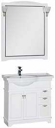 Aquanet Мебель для ванной "Луис 90" L белая (169454) – фотография-1