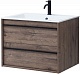 Aquanet Мебель для ванной Lino 70 подвесная дуб веллингтон – фотография-17