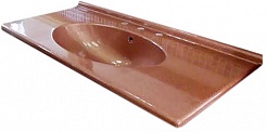 Misty Мебель для ванной Флоренция 100 бежево-коричневая – фотография-7