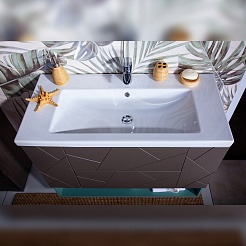 Бриклаер Мебель для ванной Кристалл 100 – фотография-4