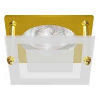 Feron Встраиваемый светильник BS3159-P2-10 золото