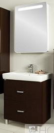 Акватон Мебель для ванной "Америна 70 Н" коричневая L – фотография-1