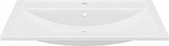 Бриклаер Мебель для ванной Берлин 100 оникс серый с белой ручкой – фотография-18