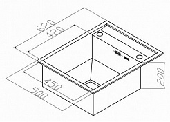 Zorg Кухонная мойка Inox X-6250 – фотография-2