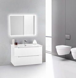 BelBagno Тумба с раковиной ETNA 39 800 Bianco Lucido – фотография-3