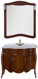 Demax Зеркало для ванной "Версаль NEW 110" сerezo – фотография-3