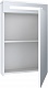 Runo Мебель для ванной Капри 60 с зеркальным шкафом Парма подвесная белая – фотография-19