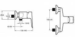 Jacob Delafon Смеситель для душа Oscar E29843-CP – фотография-3