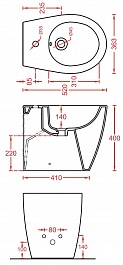 ArtCeram Биде напольное Step STB002 – фотография-3