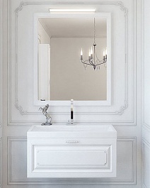 Aqwella Мебель для ванной Империя 80 белая – фотография-1