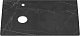 Misty Тумба с раковиной Роял 80 подвесная черная матовая – фотография-23