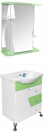 Mixline Мебель для ванной Венеция 60 зеленая – фотография-1