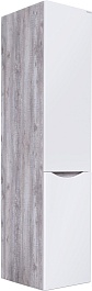 Grossman Пенал подвесной Талис 35 с б/к бетон пайн/белый – фотография-1