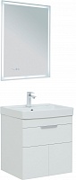 Aquanet Мебель для ванной Ирис New 60 подвесная белая глянцевая
