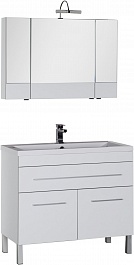 Aquanet Мебель для ванной Верона 100 белая, с ящиком, напольная (230320) – фотография-1