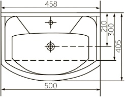 Mixline Тумба с раковиной Этьен 50 R Элеганс белая – фотография-6