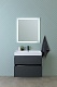 Aquanet Мебель для ванной Бруклин 100 подвесная черная матовая – картинка-40