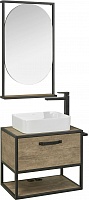 Акватон Мебель для ванной Лофт Фабрик 65 дуб кантри с раковиной Фабиа