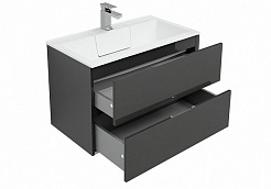 Aquanet Мебель для ванной Алвита 80 серый антрацит – фотография-9
