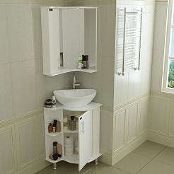 СанТа Мебель для ванной Аврора 70 угловая – фотография-4
