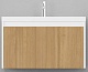 Velvex Мебель для ванной подвесная Klaufs 80 белая/дерево – картинка-16