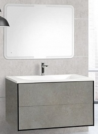 Cezares Мебель для ванной Premier-HPL 100 Cemento Struttura, BTN – фотография-1