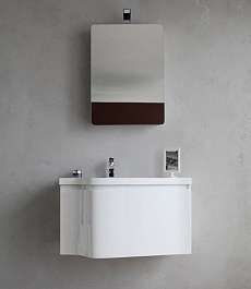 BelBagno Мебель для ванной FORMICA 80 Bianco Lucido, 1 ящик – фотография-7