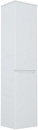 Mixline Шкаф пенал Виктория 36 подвесной белый софт – фотография-1