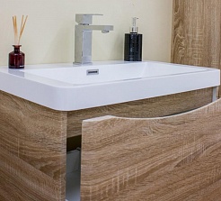 BelBagno Мебель для ванной напольная ANCONA-N 800 Rovere Bianco, подсветка – фотография-4