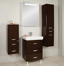 Акватон Мебель для ванной "Америна 60 М" L коричневая – фотография-2