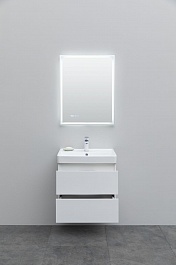 Aquanet Мебель для ванной Вега 60 подвесная белая глянцевая – фотография-4