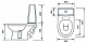 Оскольская керамика Унитаз-компакт Леда, декор маяк – фотография-8