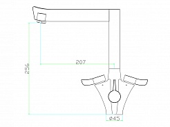 Zorg Смеситель для кухни "SZR-1219-7В JUS" – фотография-2