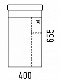 Corozo Тумба с раковиной Комо 40 сонома – фотография-2