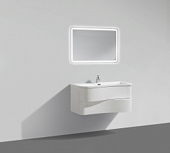 BelBagno Мебель для ванной FORMICA 90 Bianco Lucido – фотография-6