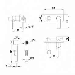 Lemark Смеситель Plus Grace LM1519C для биде – фотография-2