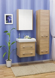 Sanflor Мебель для ванной Ларго 2 60 L, вяз швейцарский – фотография-9